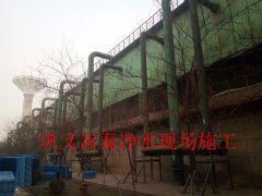 河北鋼廠散熱塔S波填料及收水器安裝更換施工！